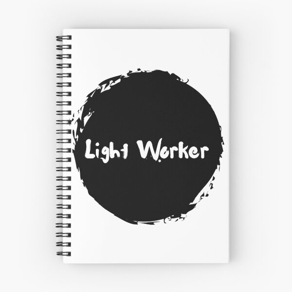 Item preview, Light Worker | White Text on Black | High Vibrational  designed and sold by FrequencyV.