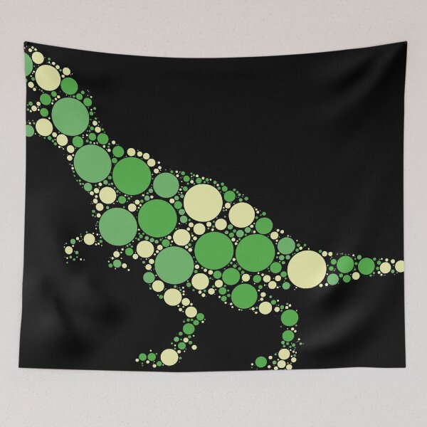 Item preview, Green Polka Dot T Rex Dinosaur International Dot Day designed and sold by ariaarti.