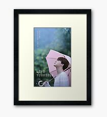 BTS LOVE YOURSELF JIMIN Framed Print