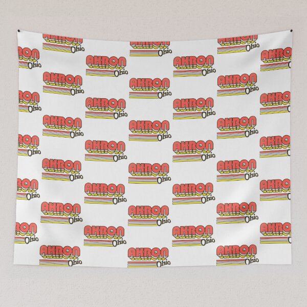 Item preview, Akron, OH | City Stripes designed and sold by retroready.