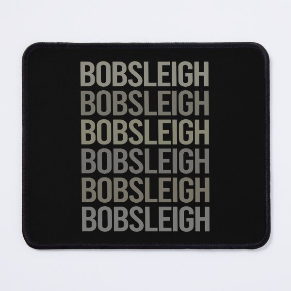 Item preview, Gray Text Art Bobsleigh Bobsled designed and sold by StoreCalamity.