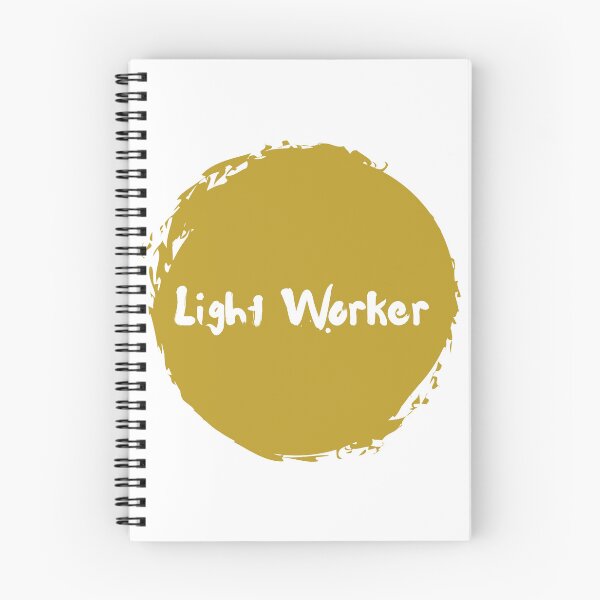 Item preview, Light Worker | White Text on Gold | High Vibrational  designed and sold by FrequencyV.