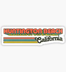 Huntington Beach, CA | City Stripes Sticker