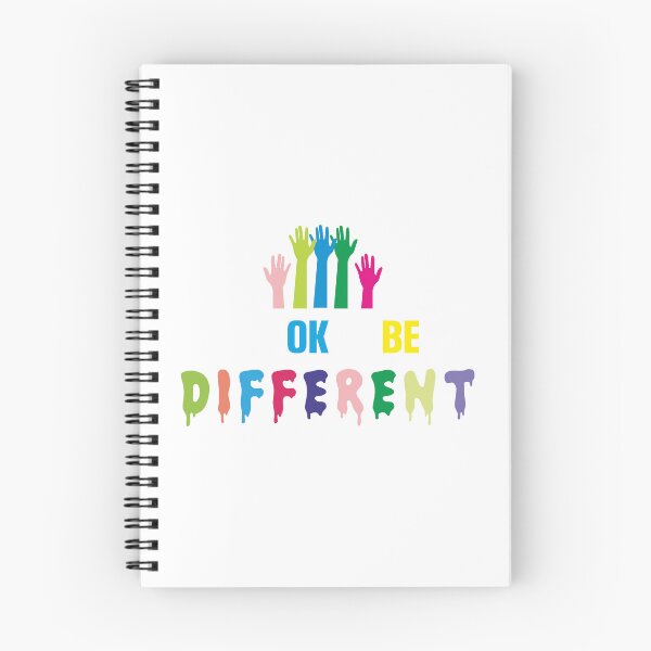 Item preview, It's Ok To Be Different | Vector Typography Design designed and sold by Cre8iveSkill.