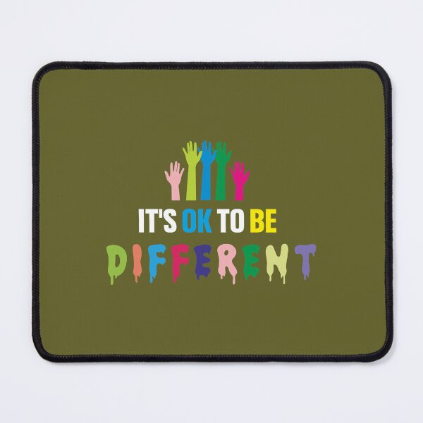 Item preview, It's Ok To Be Different | Vector Typography Design designed and sold by Cre8iveSkill.