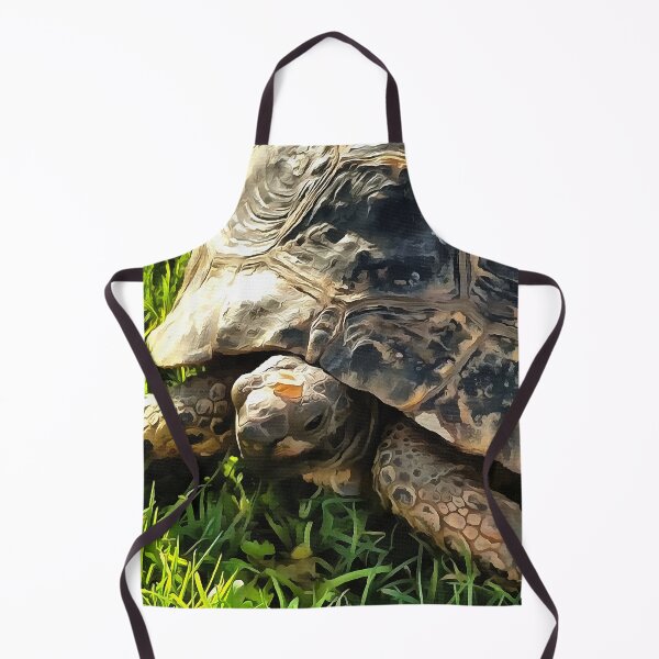 Item preview, Wild Tortoise In Grass Meadow Wildlife Art designed and sold by taiche.
