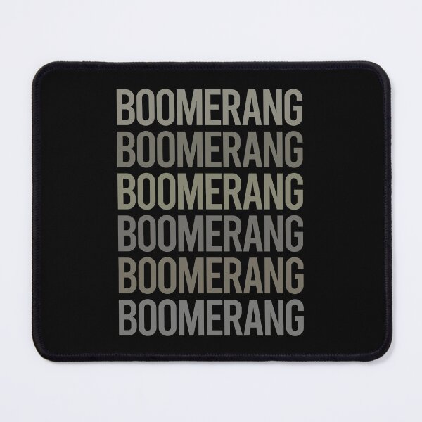 Item preview, Gray Text Art Boomerang designed and sold by StoreCalamity.