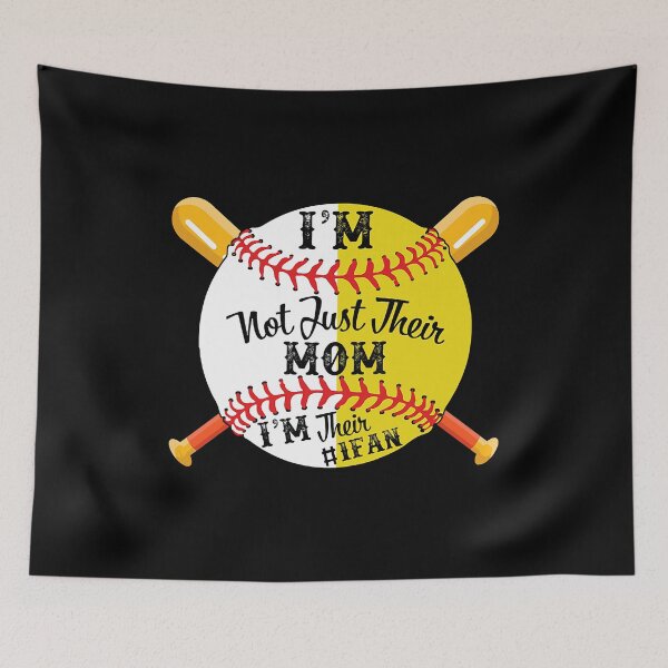 Artikelvorschau, Ich bin ihre Nummer-1-Fan-Softball-Baseball-Mutter entworfen und verkauft von MichelSorour.