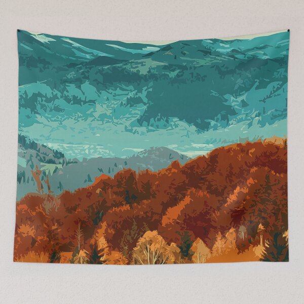 Item preview, Of Mountains and Forests designed and sold by AM FineArtPrints.