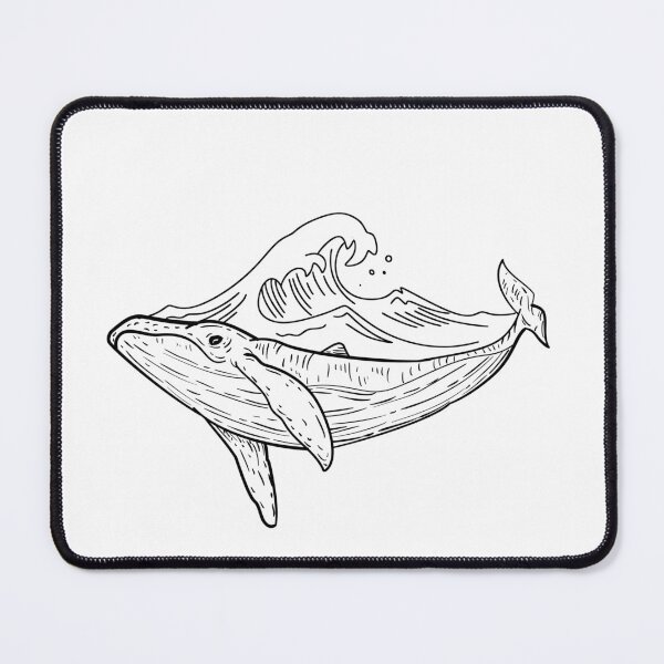 Item preview, Sea Whale designed and sold by Feathery Lines.