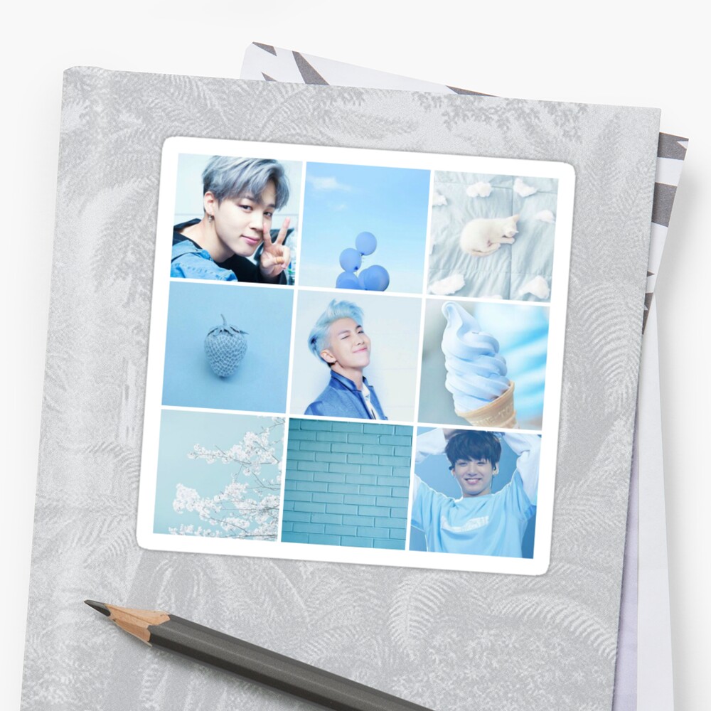 bts aesthetic stickers by itsxholly redbubble