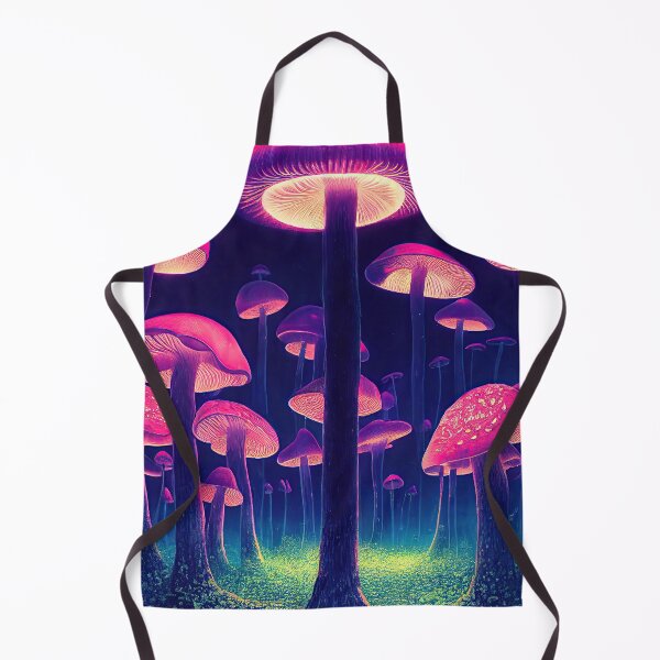 Item preview, Mushroom enchanted forest in neon lights designed and sold by mrlongfield.