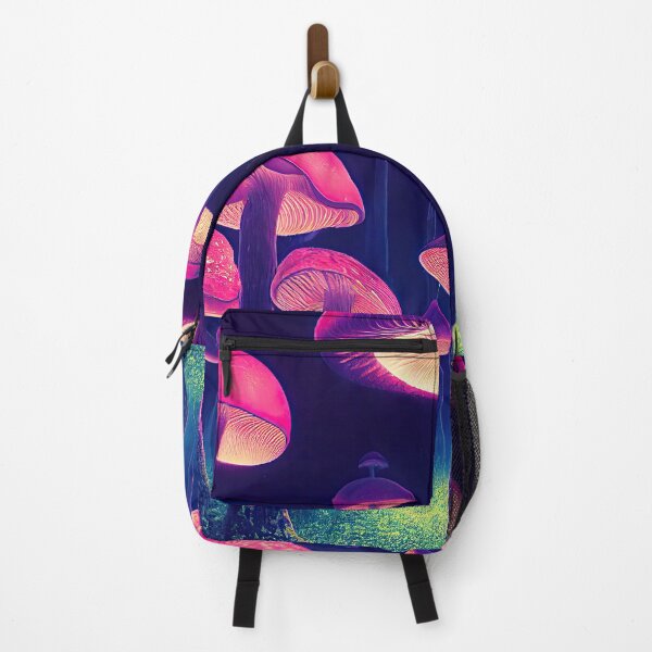 Item preview, Mushroom enchanted forest in neon lights designed and sold by mrlongfield.