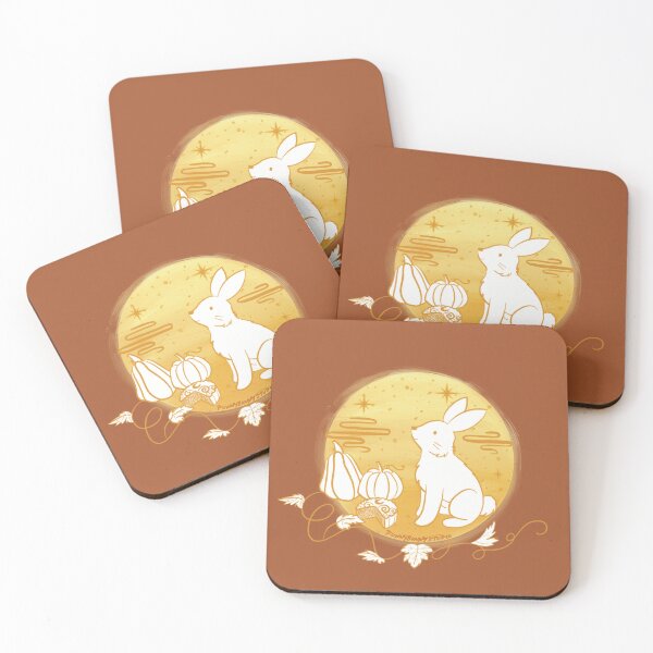 Item preview, Mooncake X Pumpkin Pie Bunny (NO PLAID) designed and sold by punnybunnystudio.