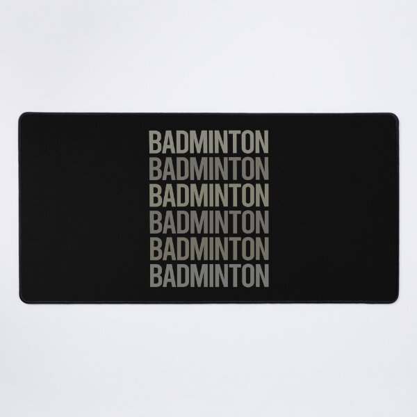 Item preview, Gray Text Art Badminton designed and sold by StoreCalamity.