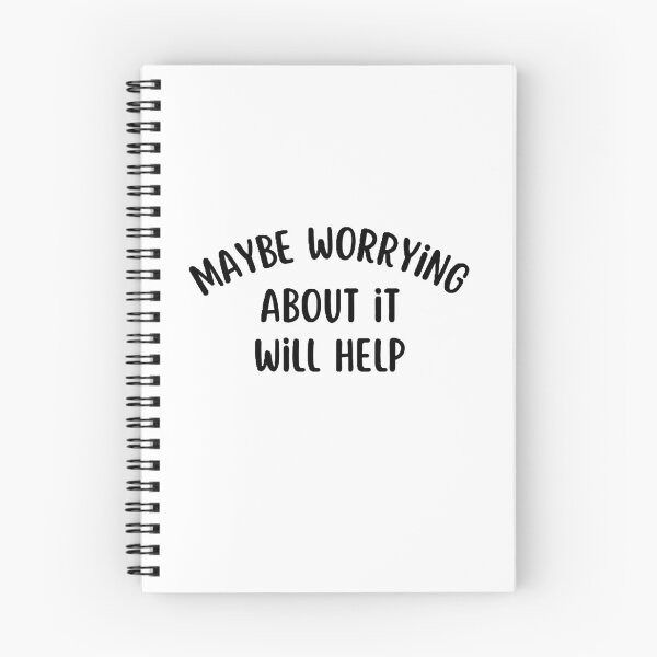 Item preview, maybe worrying about it will help designed and sold by Wonka ⭐⭐⭐⭐⭐.
