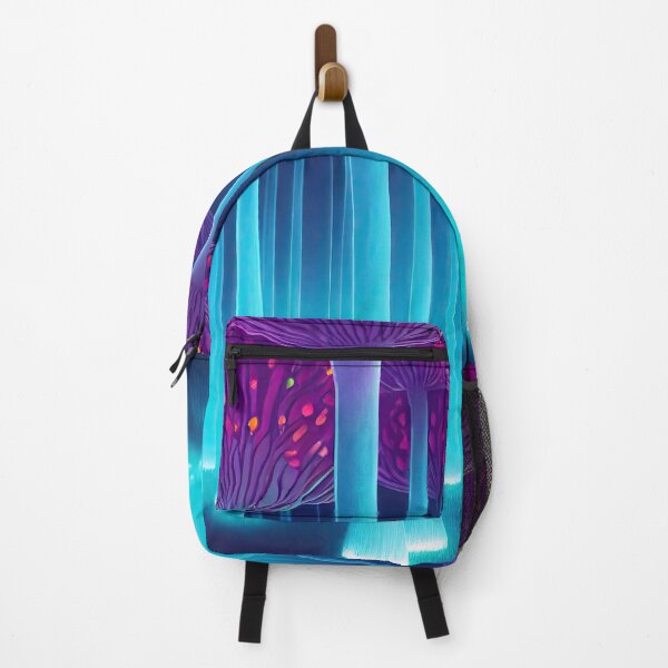 Item preview, Mushroom enchanted forest in neon lights designed and sold by mrlongfield.