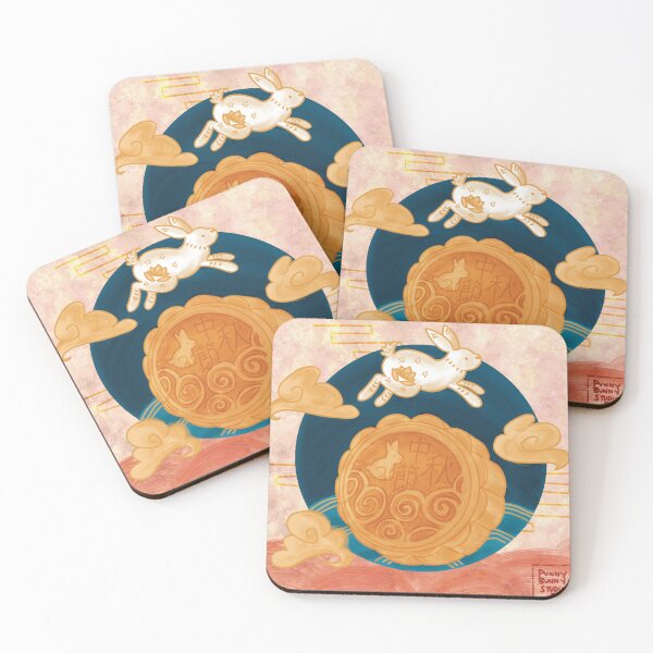 Item preview, Mooncake X Bunny II designed and sold by punnybunnystudio.