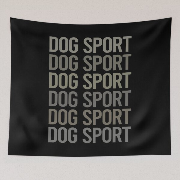 Item preview, Gray Text Art Dog Sport designed and sold by StoreCalamity.