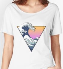 Great Wave Aesthetic Women's Relaxed Fit T-Shirt
