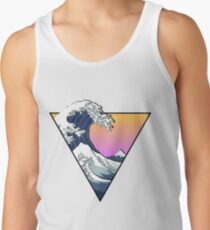 Große Wellenästhetik Tank Top