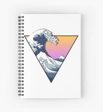 Great Wave Aesthetic Spiral Notebook