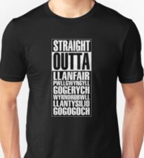 Straight Outta Llanfair PG Unisex T-Shirt