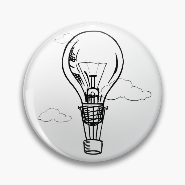 Item preview, Lightbulb Ballooon designed and sold by Feathery Lines.