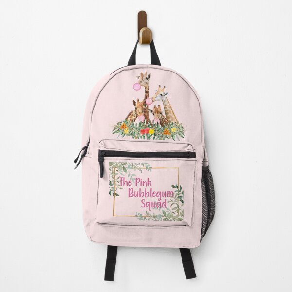 Item preview, Giraffe Pink Bubblegum Squad Cute Animal Watercolor Art designed and sold by Cawaiico.