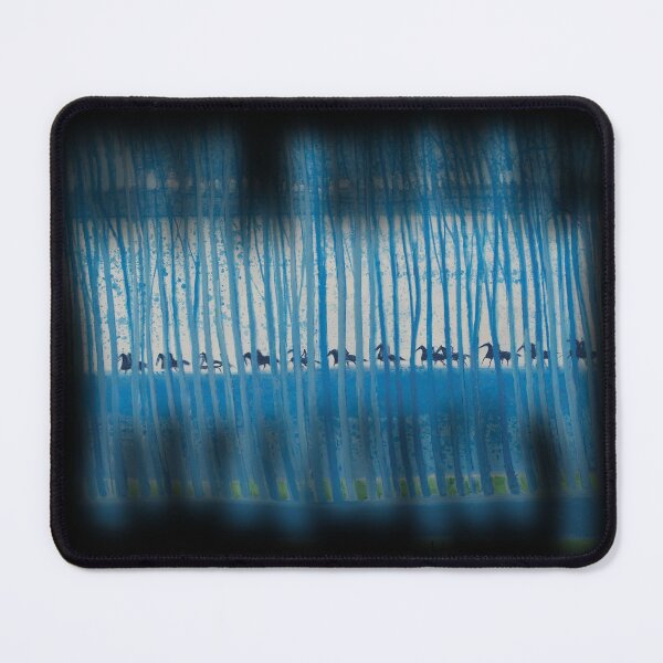 Item preview, Cavalcade Blue by Andre Brasilier designed and sold by Pondfly-Artwork.