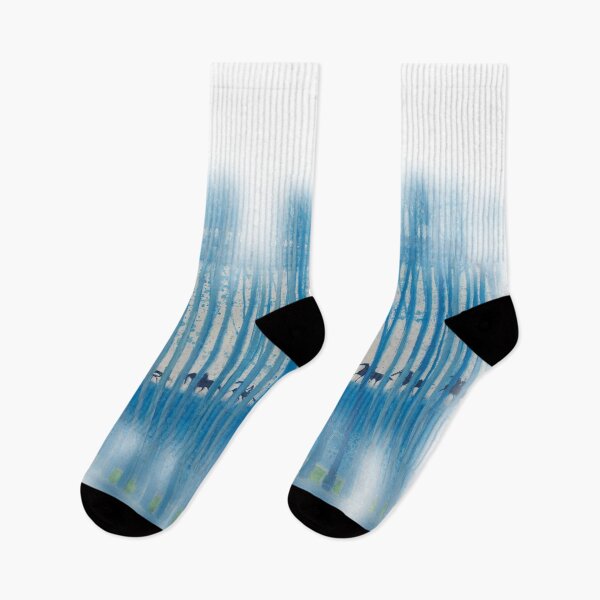 Item preview, Cavalcade Blue by Andre Brasilier designed and sold by Pondfly-Artwork.