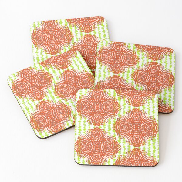 Item preview, Stylish Orange Green Mix Vintage Damask Design designed and sold by Artification.