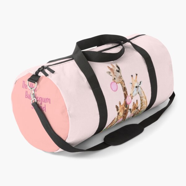 Item preview, Giraffe Pink Bubblegum Squad Cute Animal Watercolor Art designed and sold by Cawaiico.
