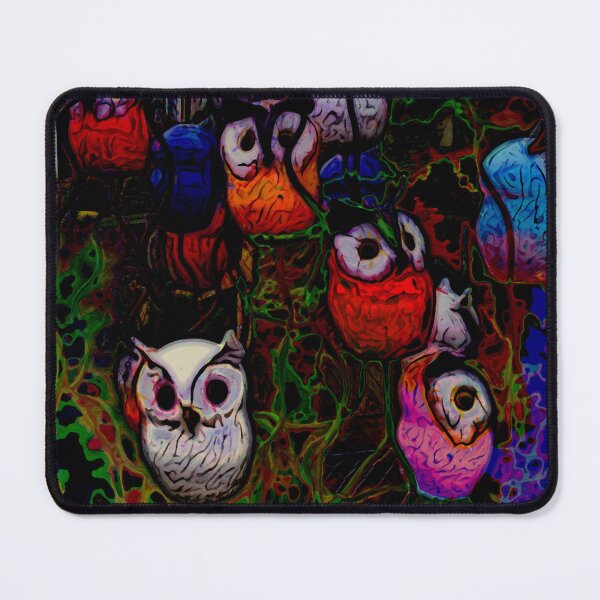 Item preview, Colored owl motif designed and sold by Helsch1957.
