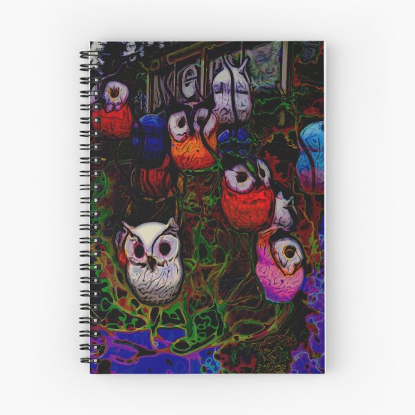 Item preview, Colored owl motif designed and sold by Helsch1957.