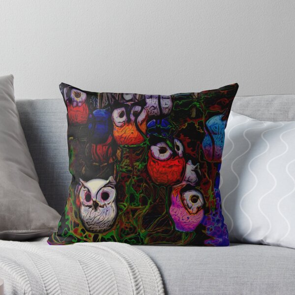 Item preview, Colored owl motif designed and sold by Helsch1957.