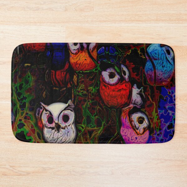 Item preview, Colored owl motif designed and sold by Helsch1957.