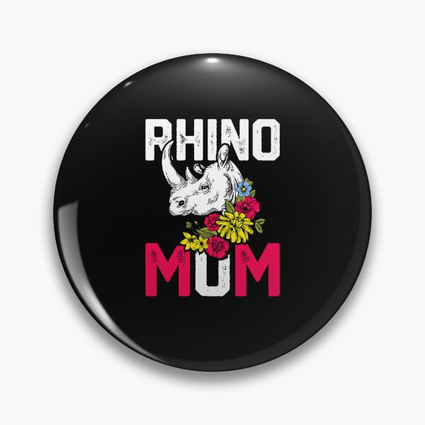 Item preview, Rhino Mom Rhinoceros Cute Floral Rhina Mama designed and sold by aaronbolser.