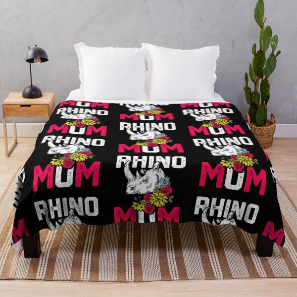 Item preview, Rhino Mom Rhinoceros Cute Floral Rhina Mama designed and sold by aaronbolser.
