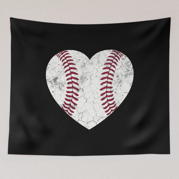 Item preview, Mother's Day Gift Distressed Heart Baseball Heart Mom Mama designed and sold by MichelSorour.