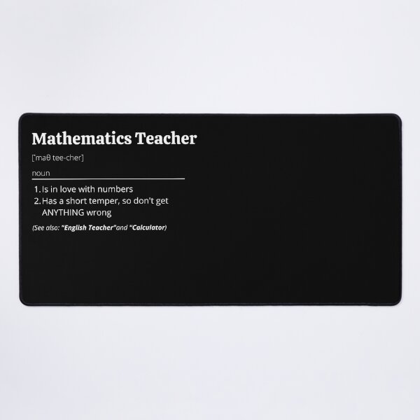 Item preview, Mathematics Teacher Definition designed and sold by Creatoe.
