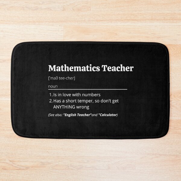 Item preview, Mathematics Teacher Definition designed and sold by Creatoe.