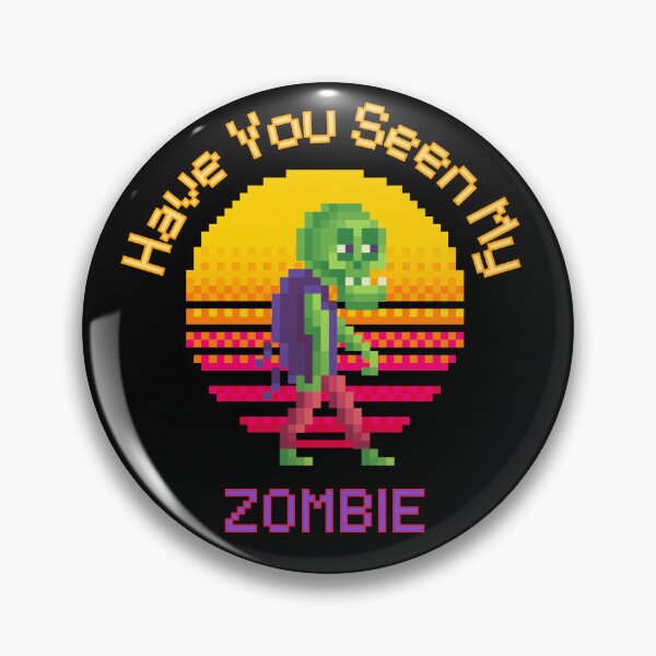 Item preview, Retro Zombie - Neon Pixels designed and sold by GWTF-Designs.