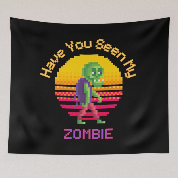Item preview, Retro Zombie - Neon Pixels designed and sold by GWTF-Designs.