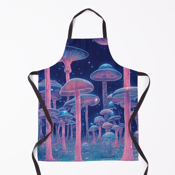 Item preview, Mushroom enchanted forest in neon lights designed and sold by mrlongfield.