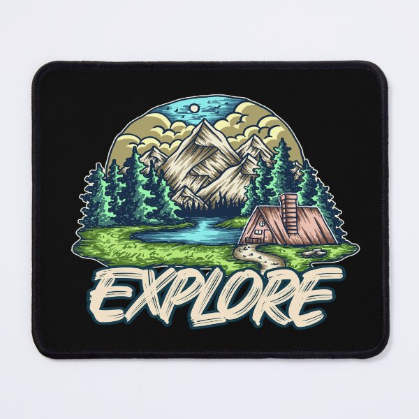 Item preview, Explore Nature Around You - Motivational Hiking Quote designed and sold by ArtOfStars.