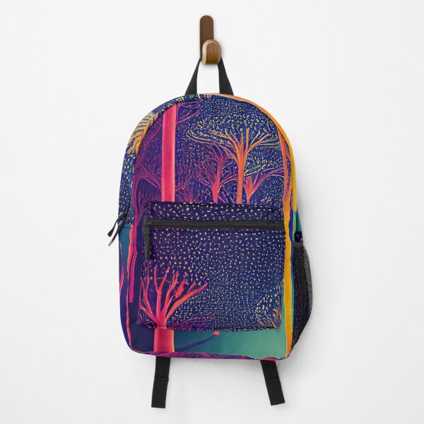 Item preview, Mushroom enchanted forest in neon lights designed and sold by mrlongfield.