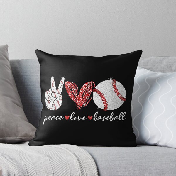 Item preview, Peace Love Baseball designed and sold by MichelSorour.