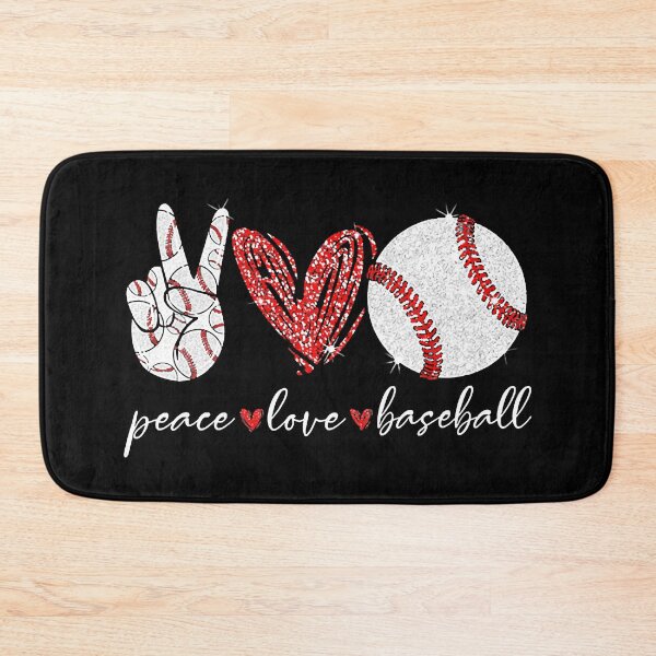 Item preview, Peace Love Baseball designed and sold by MichelSorour.