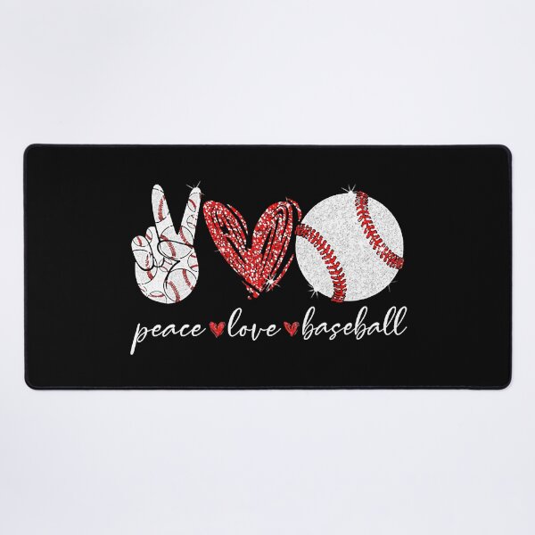 Item preview, Peace Love Baseball designed and sold by MichelSorour.